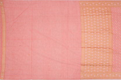Organza Butta Peach Saree