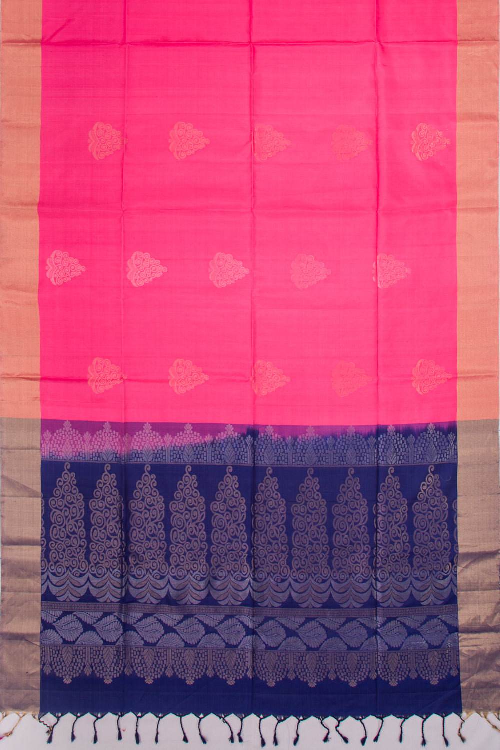 Coimbatore Soft Silk Butta Pink Saree