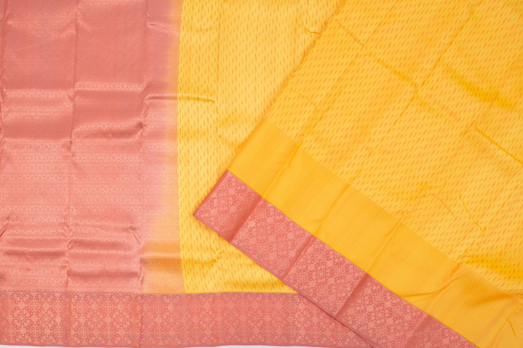 Soft Silk Jacquard Yellow Saree
