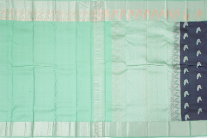 Soft Silk Jacquard And Butta Blue Saree