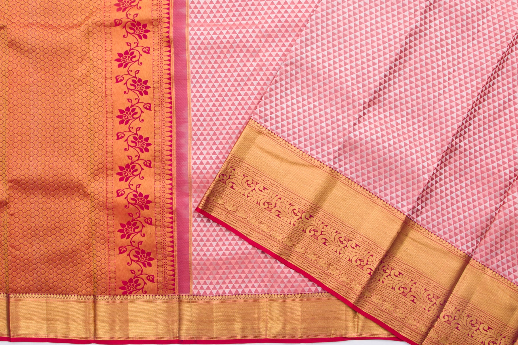 Taranga Kanchi Silk Brocade Pink Saree/5100474_2.jpg