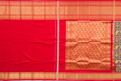 Kanchipuram Silk Ikat Grey Saree