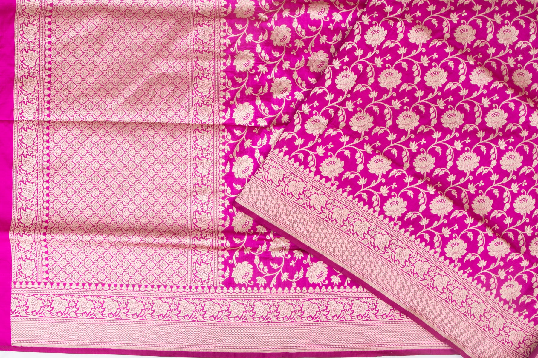 Banarasi Silk Jaal Purple Saree