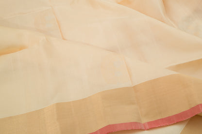 Coimbatore Silk Butta Cream Saree