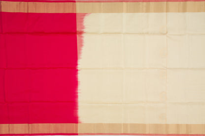 Coimbatore Silk Butta Cream Saree
