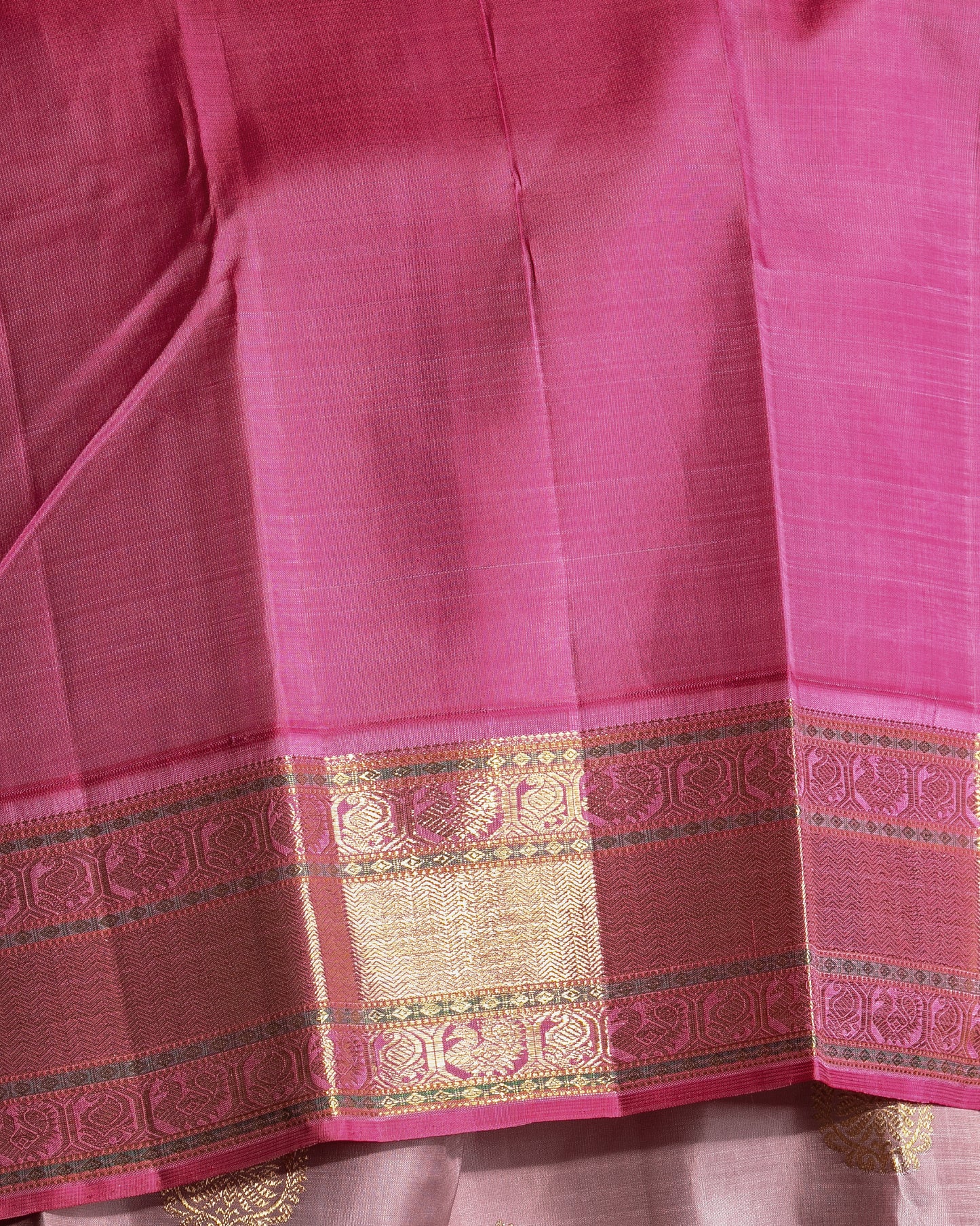 Kanchipuram Silk Butta Lavender Saree