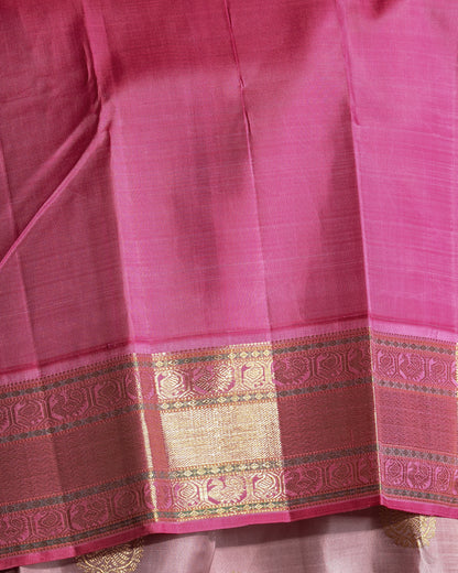 Kanchipuram Silk Butta Lavender Saree