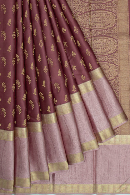 Taranga Kanchi Silk Jacquard Snuff Saree