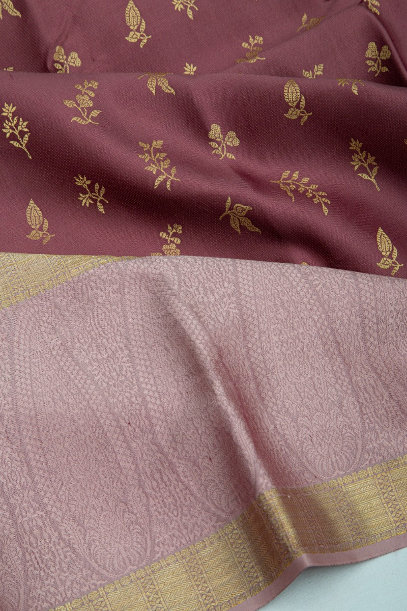 Taranga Kanchi Silk Jacquard Snuff Saree