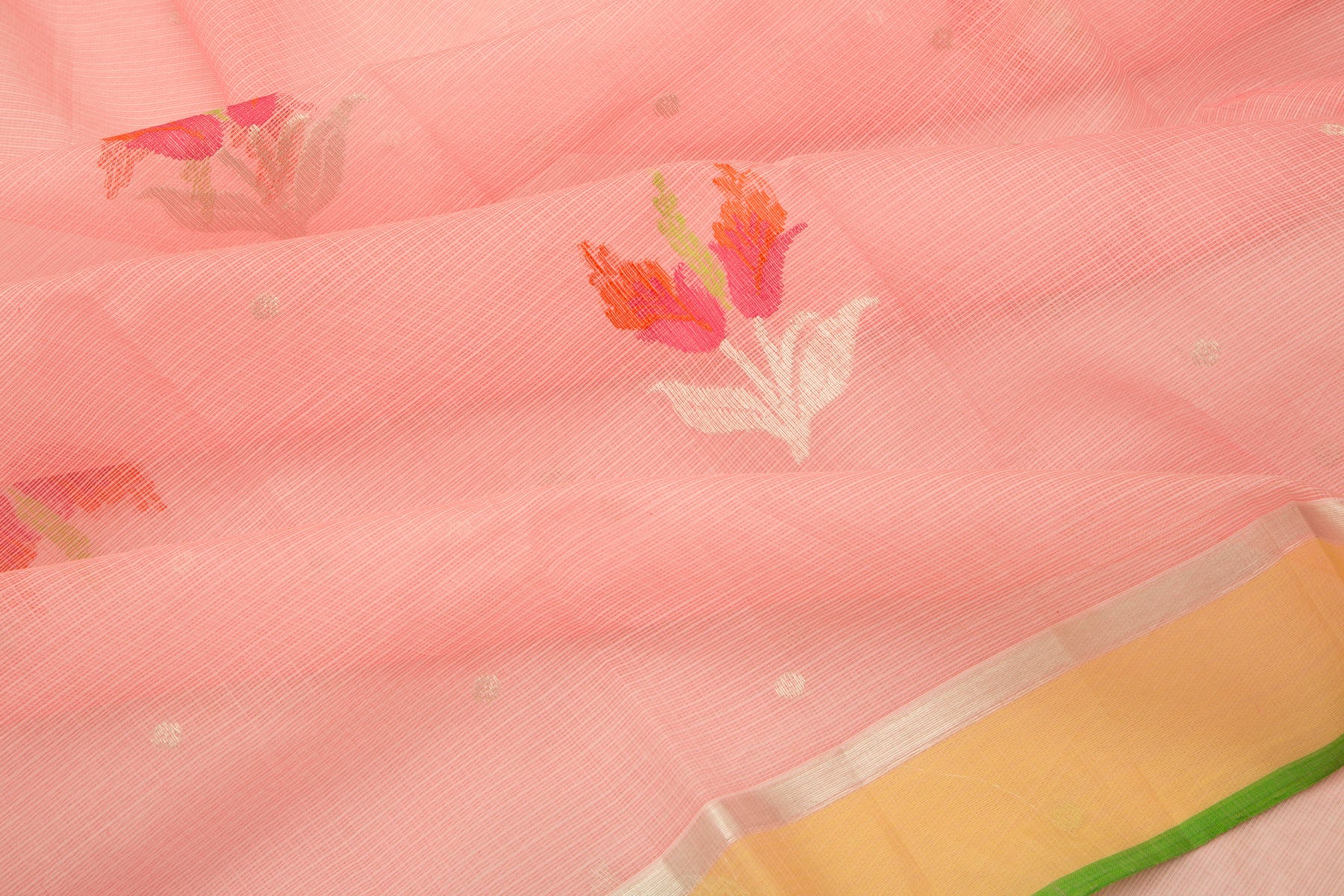 Kota Silk Butta Pink Saree