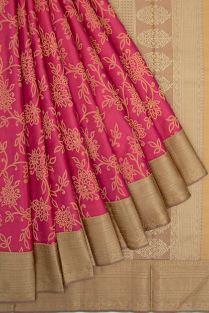 Taranga Kanchi Silk Jacquard Pink Saree