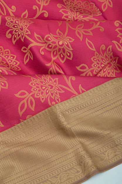 Taranga Kanchi Silk Jacquard Pink Saree