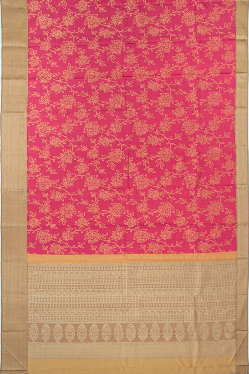 Taranga Kanchi Silk Jacquard Pink Saree