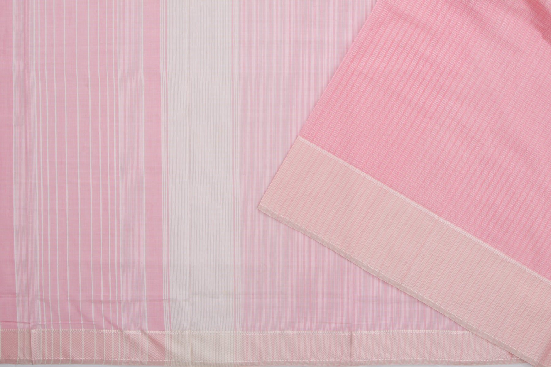 Maheshwari Cotton Checks Pink Saree