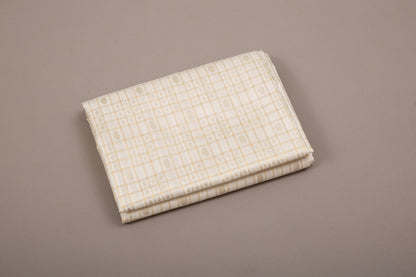 Kanchipuram Silk Checks White Dhoti