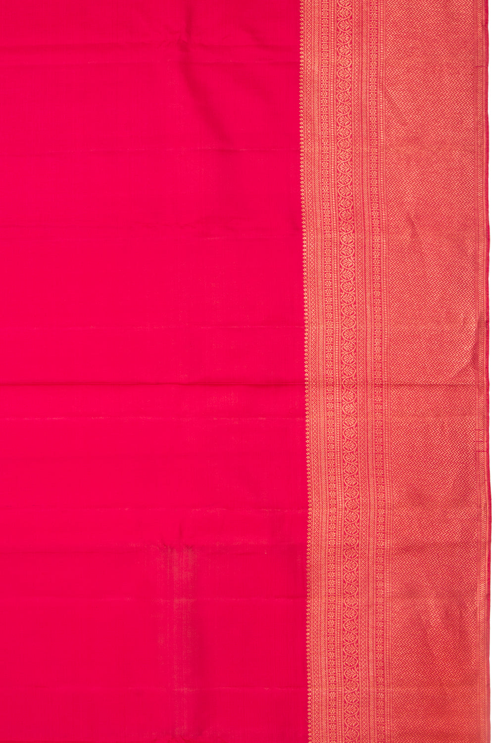 Kanchipuram Silk Plain Pink Saree