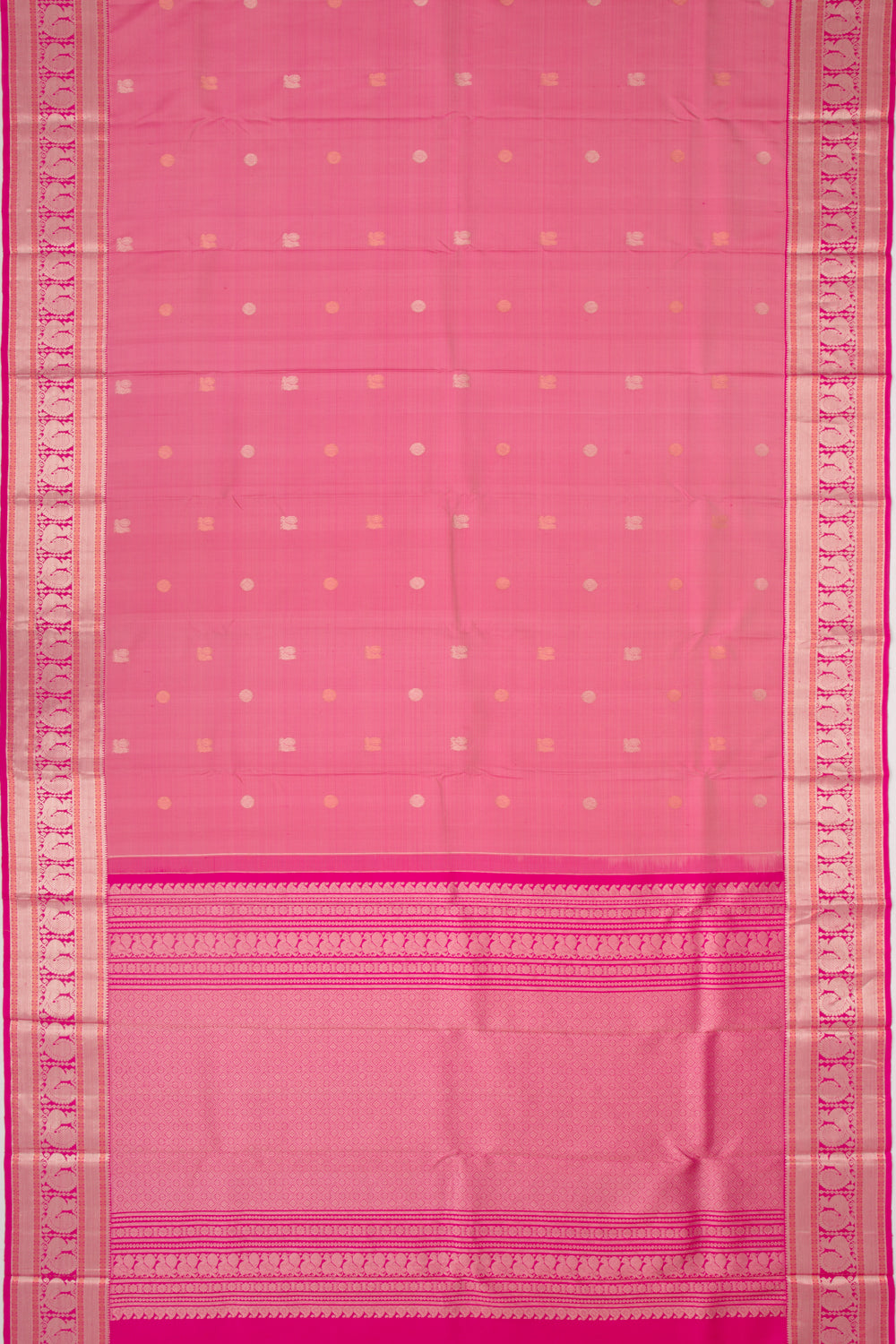 Taranga Kanchi Silk Butta Pink Saree