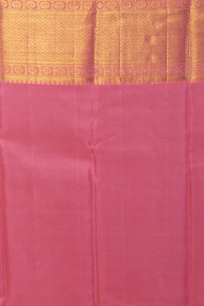 Kanchipuram Silk Brocade Dark Blue Saree