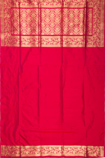 Banarasi Silk Kadwa Jaal Red Saree