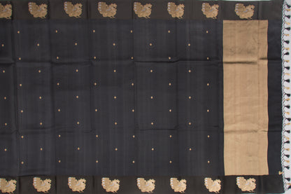 Banarasi Katan Silk Butta Black Saree