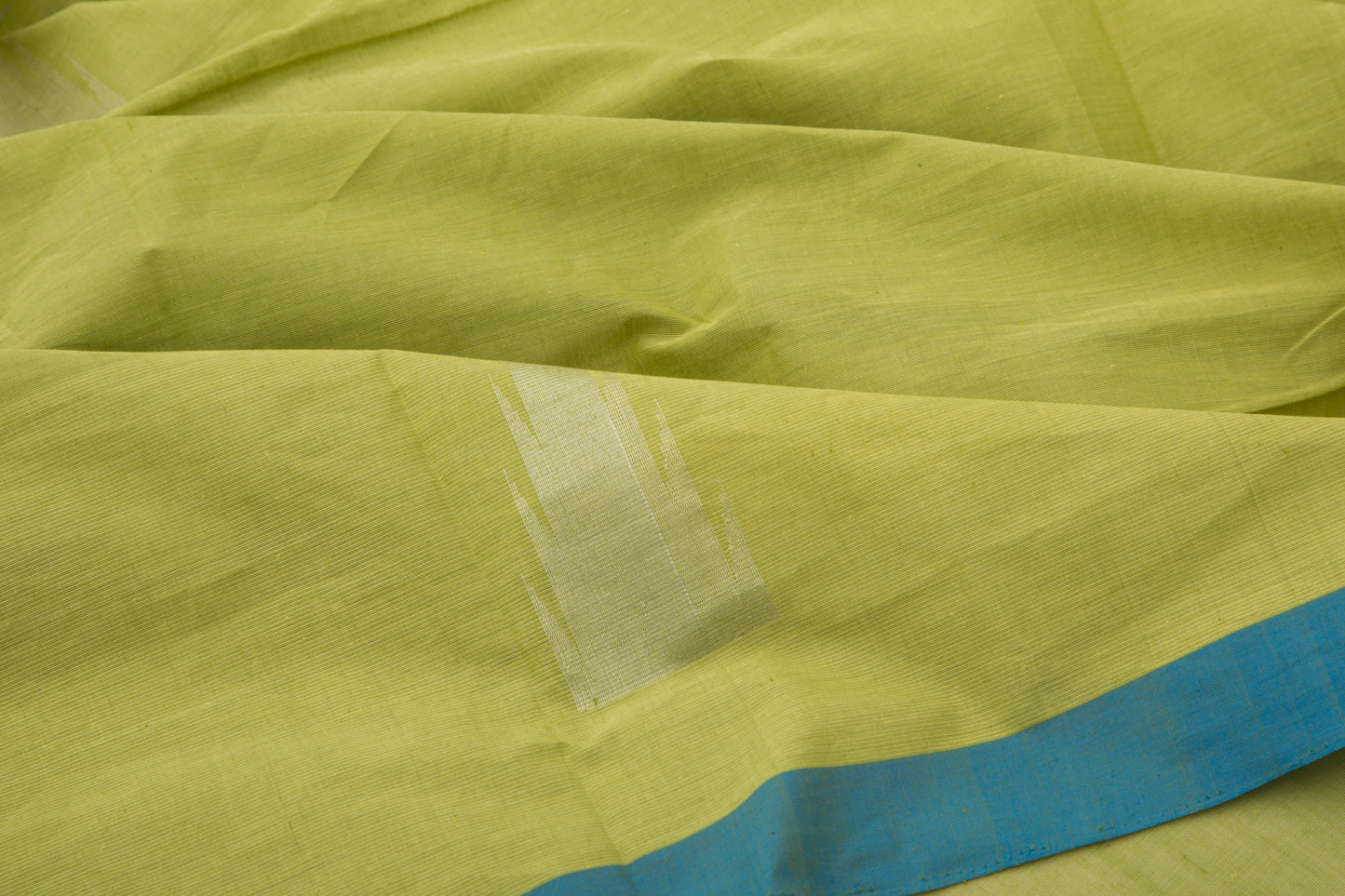 Kanchi Cotton Butta Green Saree