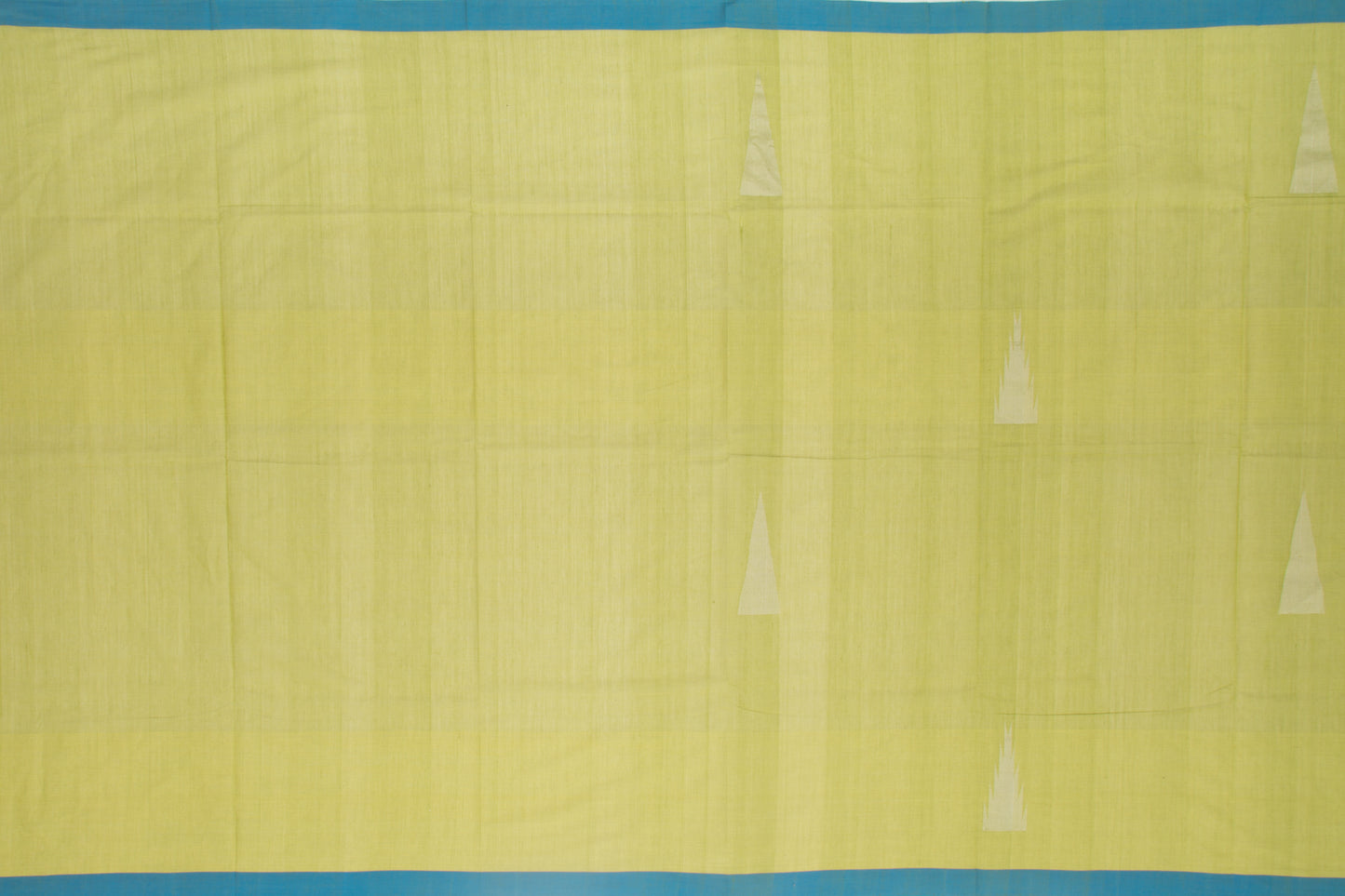 Kanchi Cotton Butta Green Saree