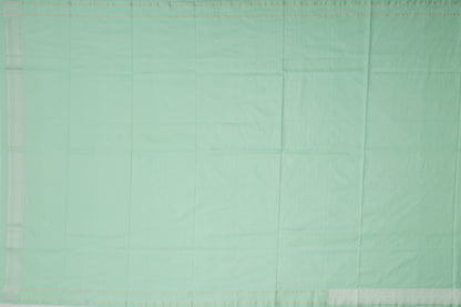 Banarasi Silk Plain Pastel Green Saree