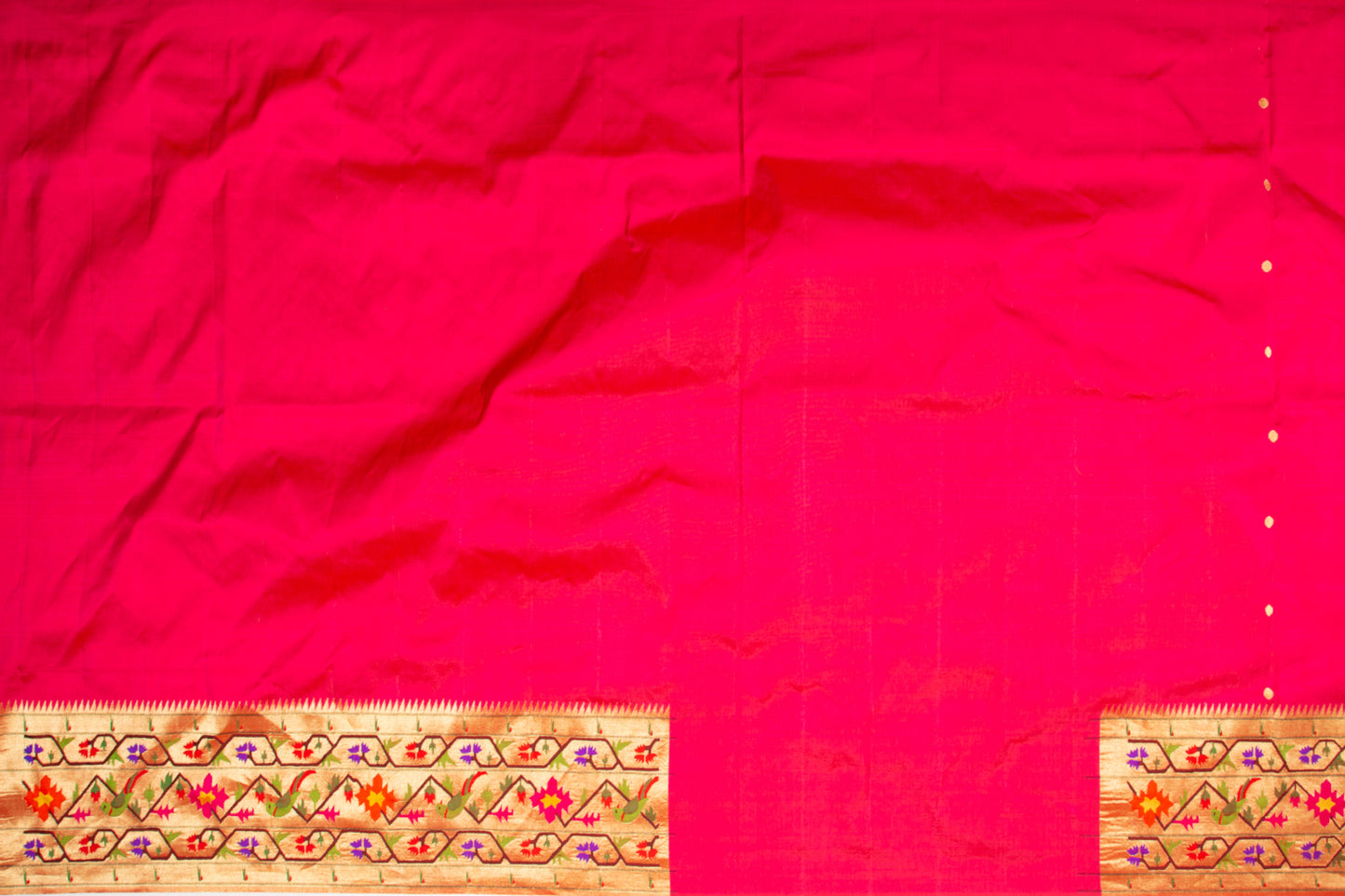Paithani Silk Butta Pink Saree