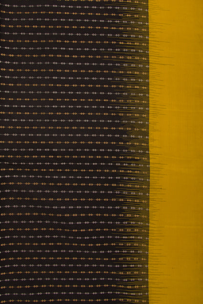 Coimbatore Soft Silk Brocade Black Saree