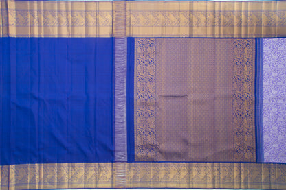 Kanchipuram Silk Jaal Lavender Saree