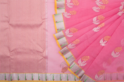 Kota Silk Butta Pink Saree