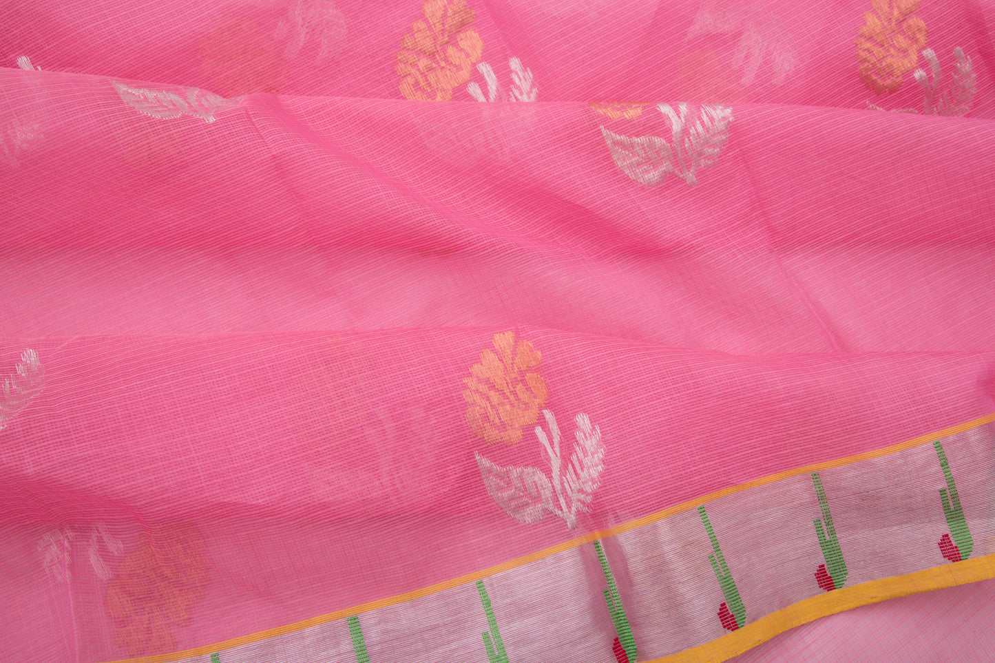 Kota Silk Butta Pink Saree