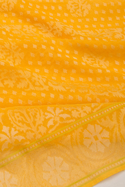 Banarasi Cotton Jamdani Peethambari Saree