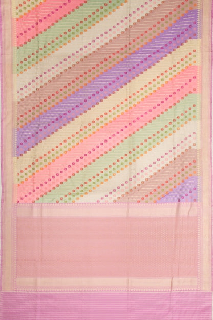 Banarasi Silk Leheriya Rangkat Saree