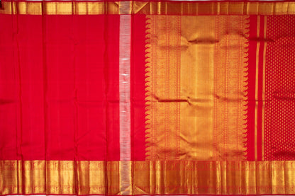 Kanchipuram Silk Butta Red Saree