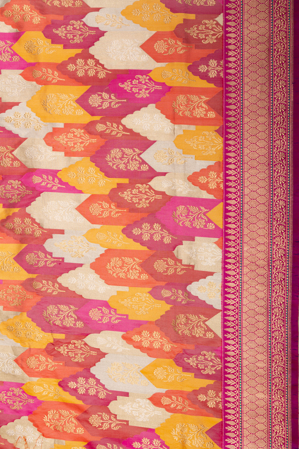 Banarasi Silk Brocade Rangkat Saree