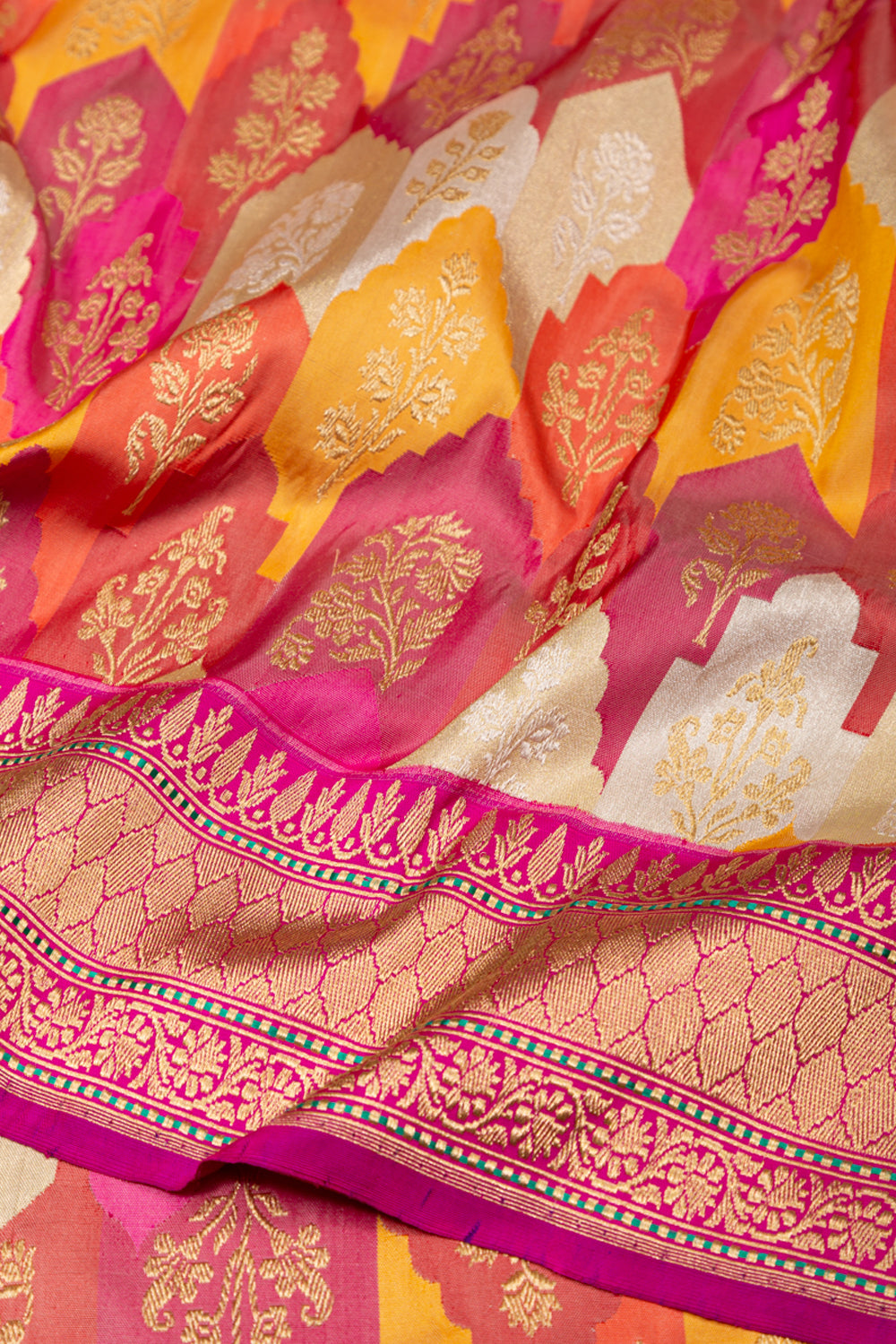 Banarasi Silk Brocade Rangkat Saree