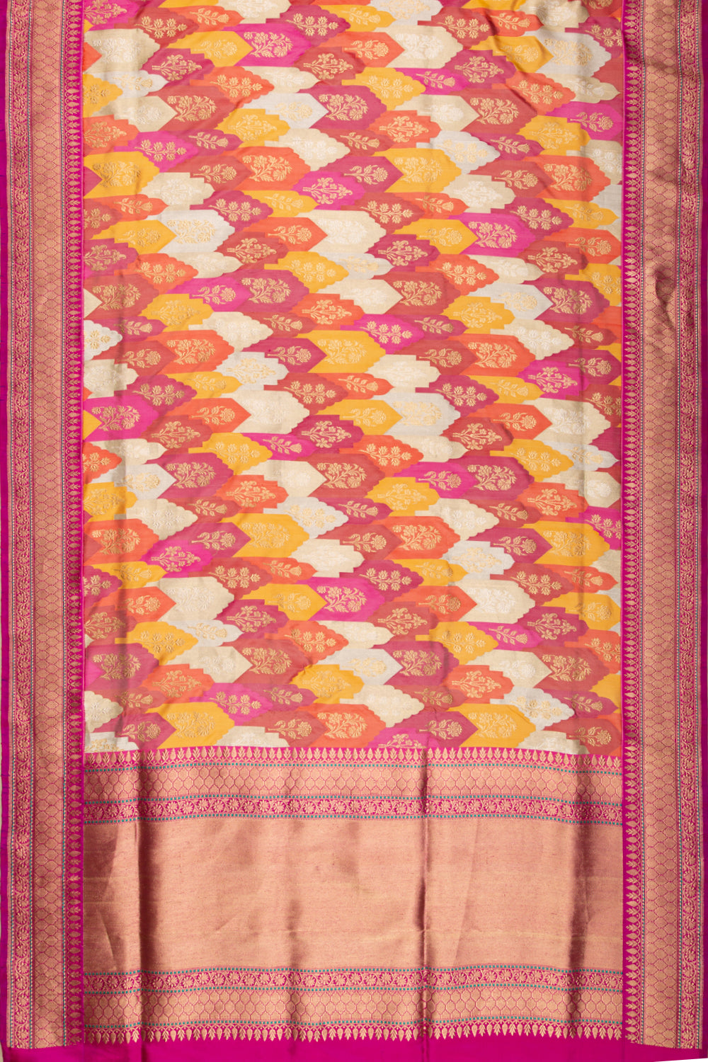 Banarasi Silk Brocade Rangkat Saree