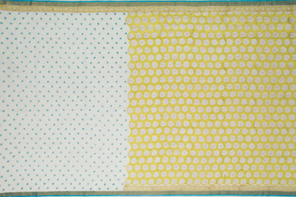 Kota Cotton Printed Yellow Saree