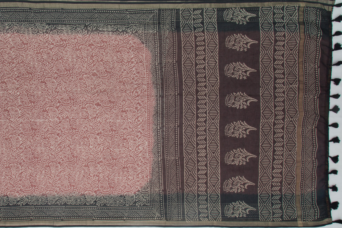 Kota Silk Printed Snuff Saree