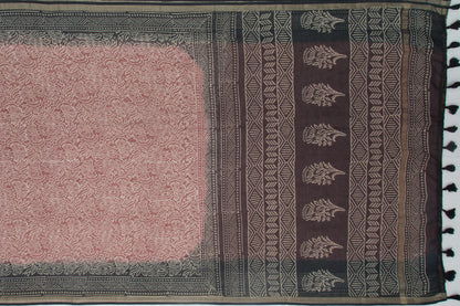 Kota Silk Printed Snuff Saree