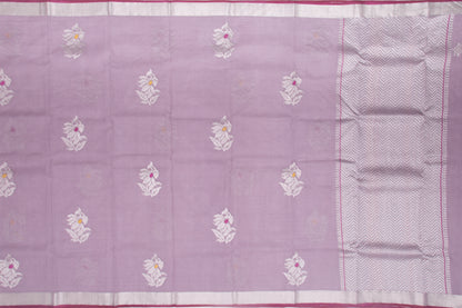 Kota Silk Meenakari Butta Lilac Saree