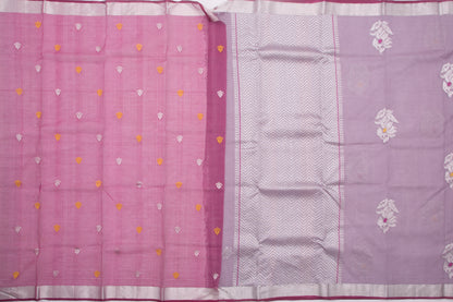 Kota Silk Meenakari Butta Lilac Saree
