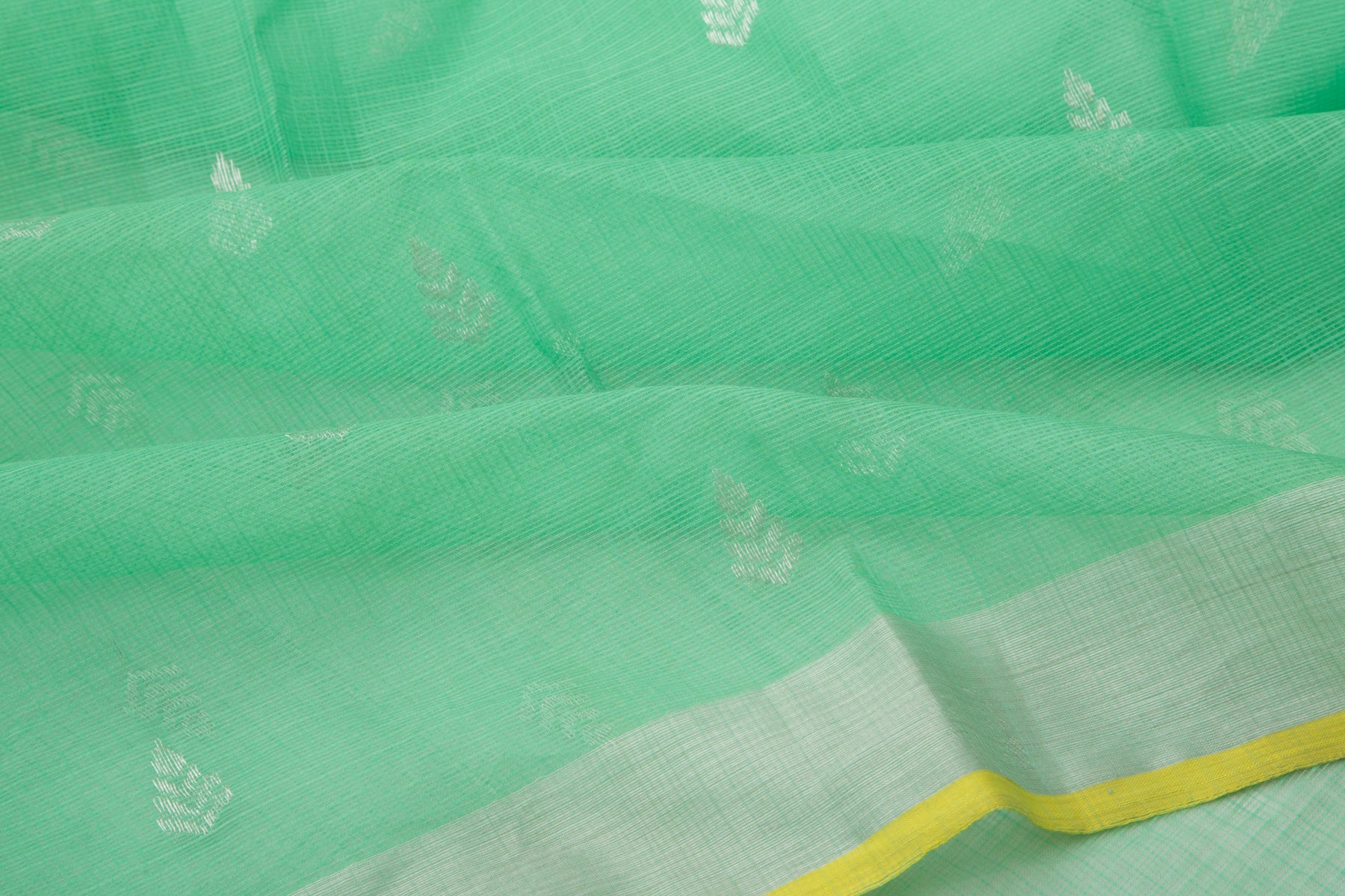 Kota Silk Butta Green Saree