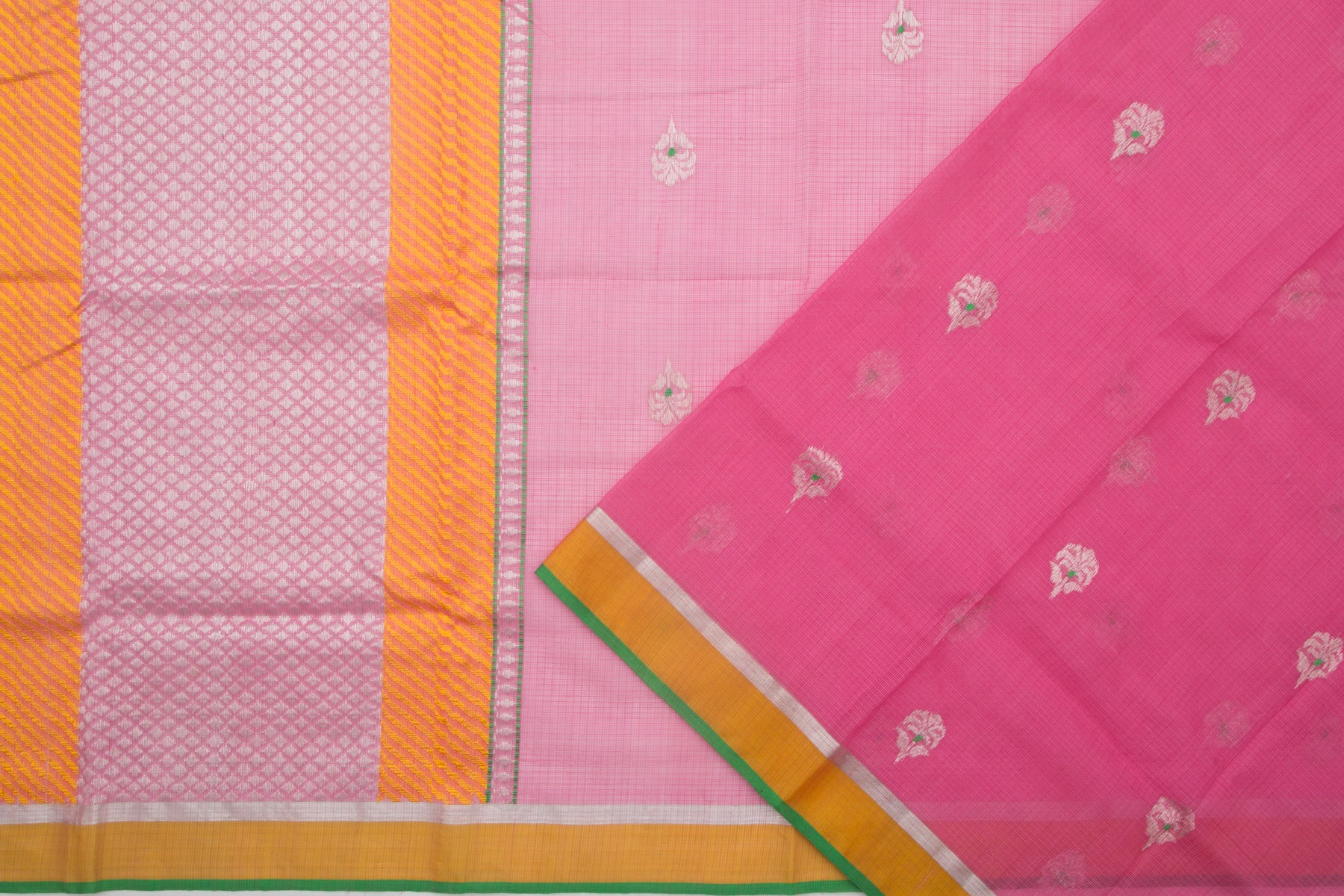 Kota Silk Butta Pink Saree