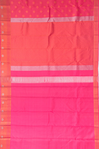 Taranga Kanchi Silk Brocade Pink Saree