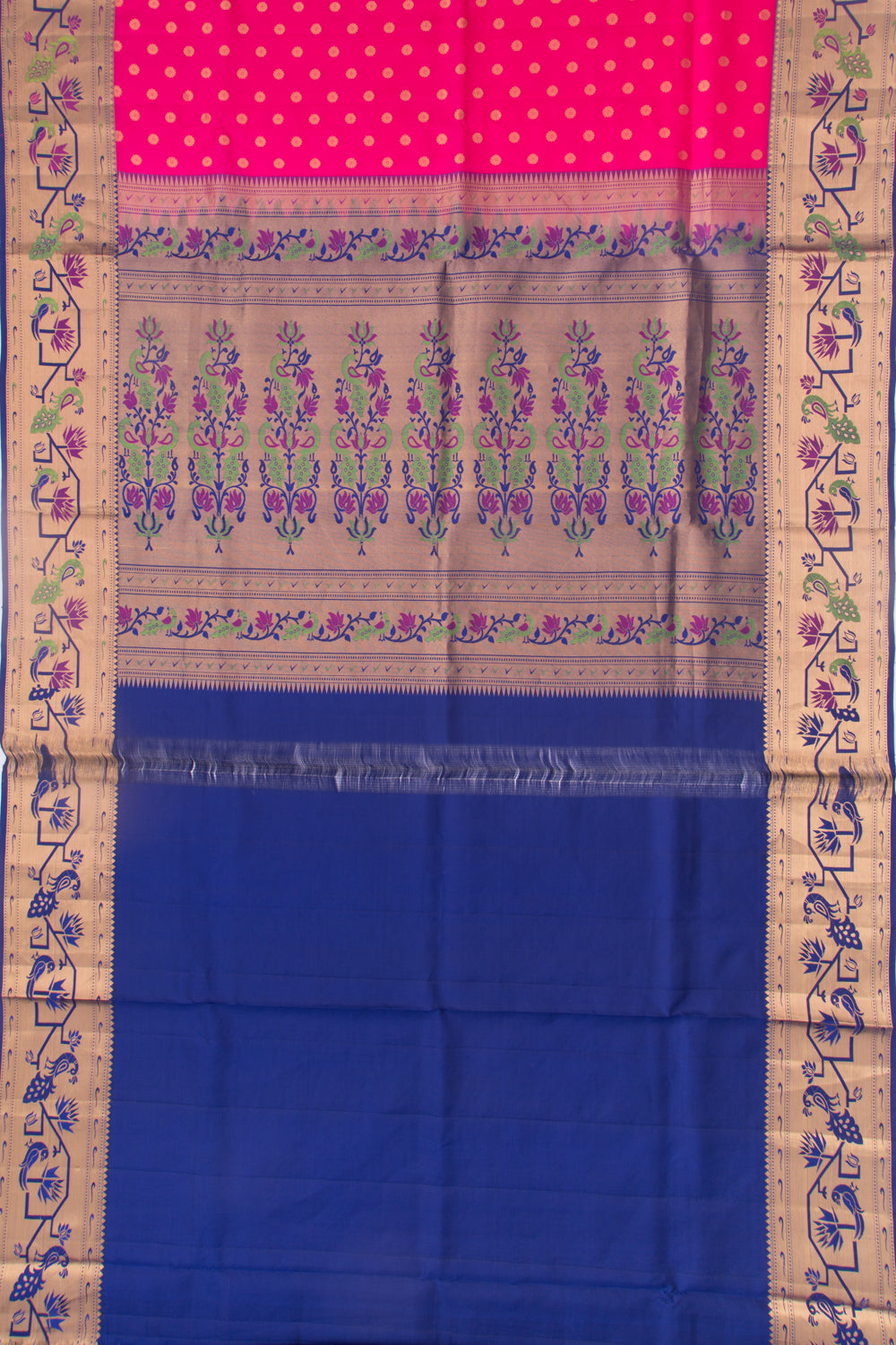 Taranga Kanchi Silk Butta Pink Saree