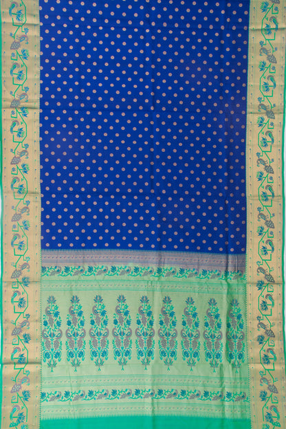 Taranga Kanchi Silk Butta Dark Blue Saree