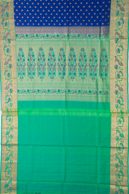 Taranga Kanchi Silk Butta Dark Blue Saree