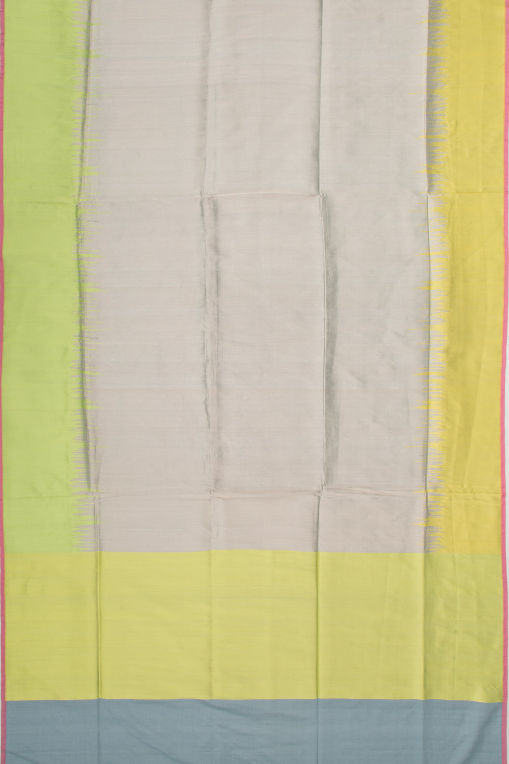 Banarasi Silk Tissue Brocade Silver Saree